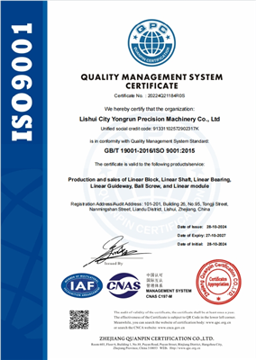 Blocco lineare ISO:9001, albero lineare, cuscinetto lineare, guida lineare, v...
