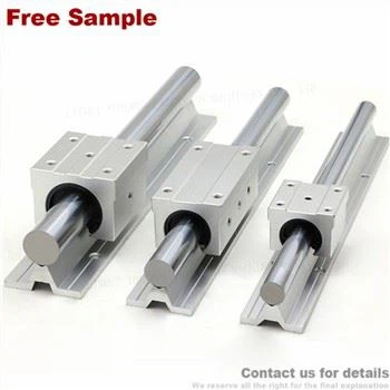 Guida lineare 2PCS SBR16-2000mm Guida scorrevole lineare 2 binari + 4 blocco cuscinetto SBR16UU
